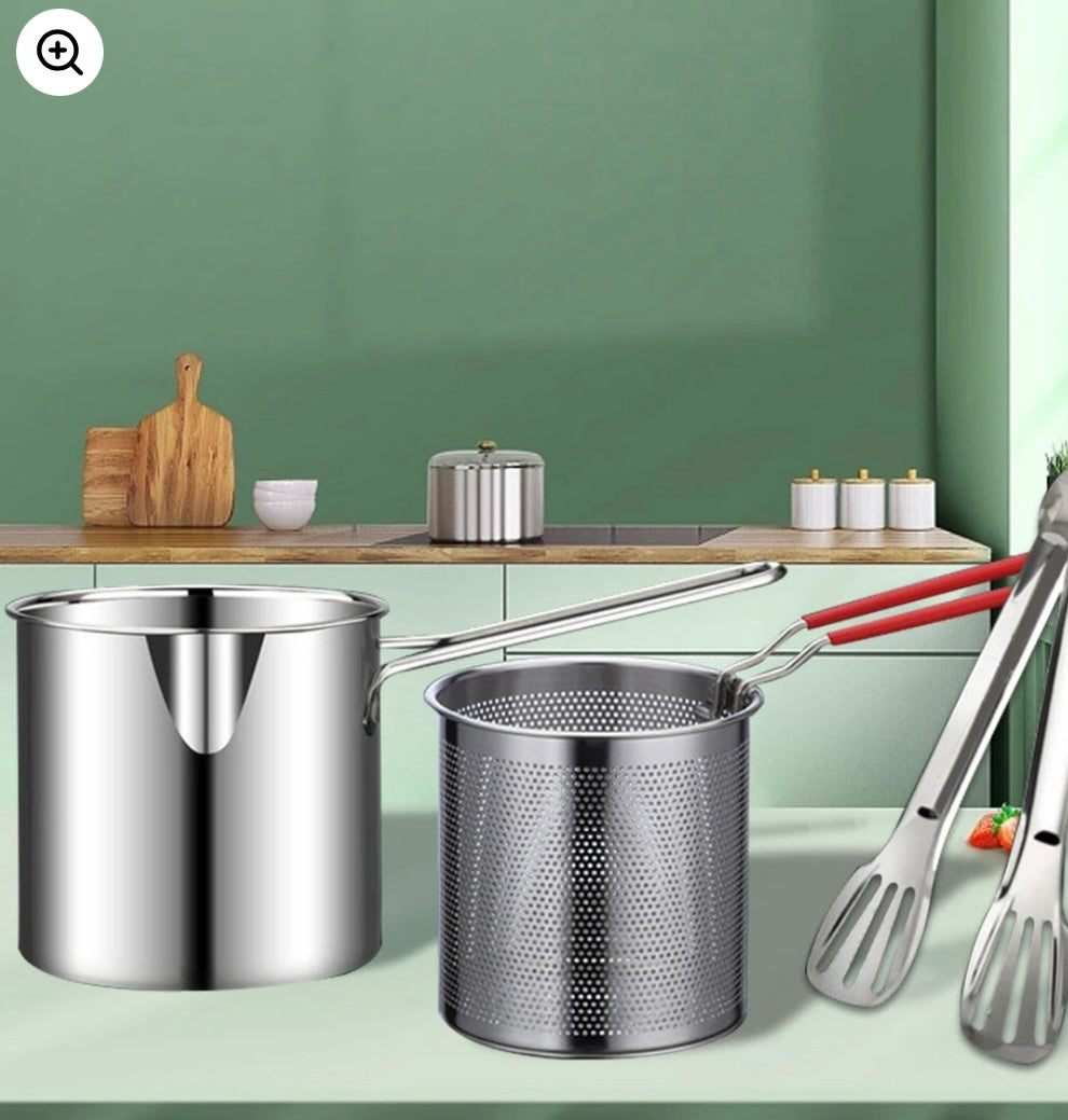 Panela Fritadora Inox - Compre 1 Leve 2