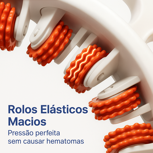 DrenaRoller Massageador Linfático para Lipedema e Celulite