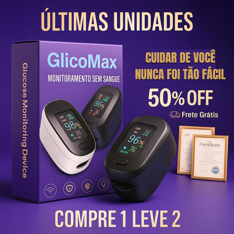 GlicoPlus - COMPRE 1 LEVE 2 - Frete Grátis
